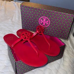 Tory Burch red sandals
